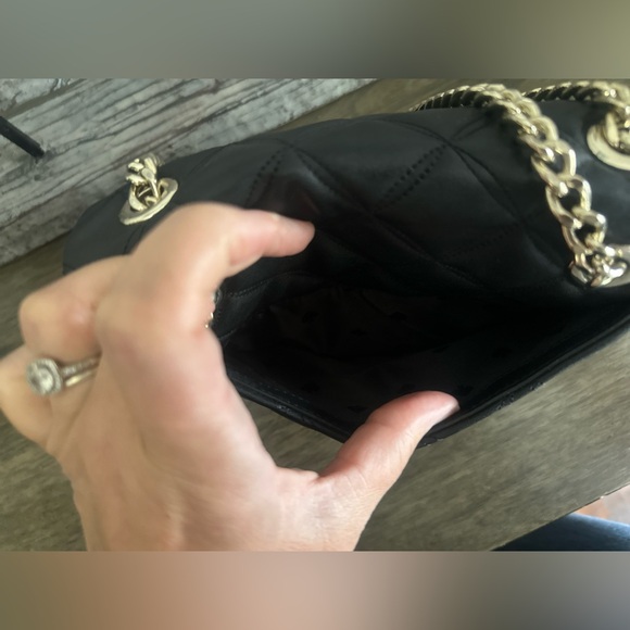 Kate Spade Natalia Small Flap Black Quilted Shoulder Bag - Picture 6 of 7